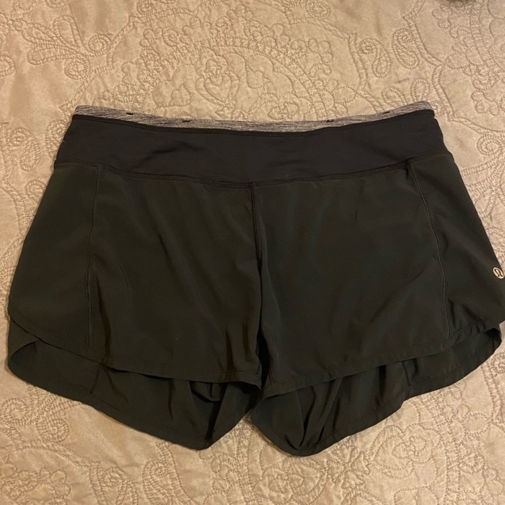 Black Lululemon Speed Shorts